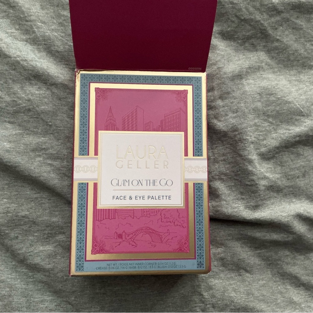 Laura Geller Glam On The Go Face & Eye Palette Blush Neutral Shades Set Of 3 NIB